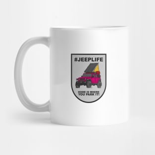 Jeep Life Jeep Wrangler Offroad 4x4 - Pink Mug